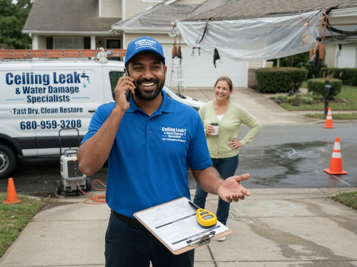 Ceiling Leak Cleanup Bluemont, VA FAQs